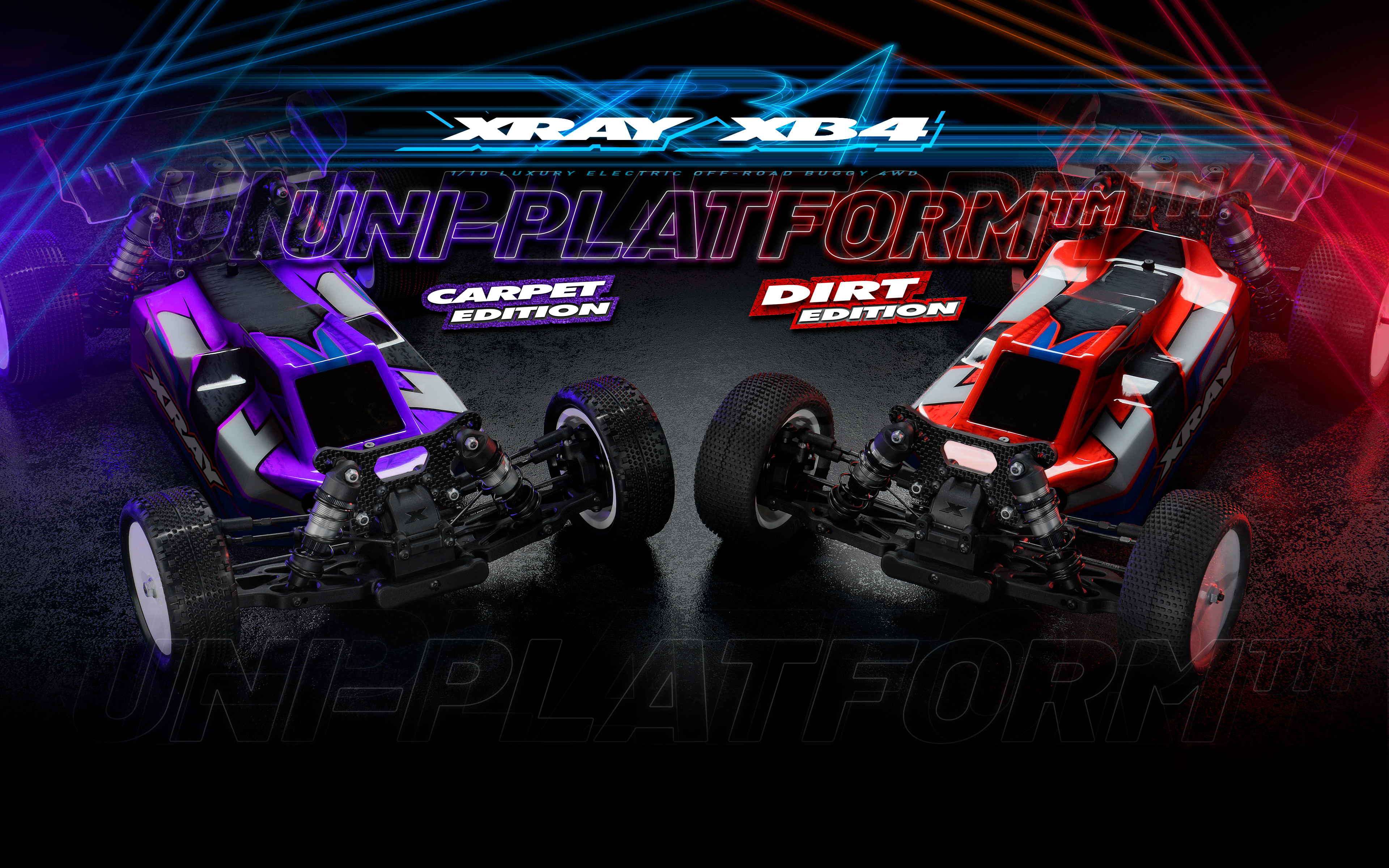 XRAY XB4C 2024 - 1/10 4WD Electric Off-Road Buggy Kit - Carpet