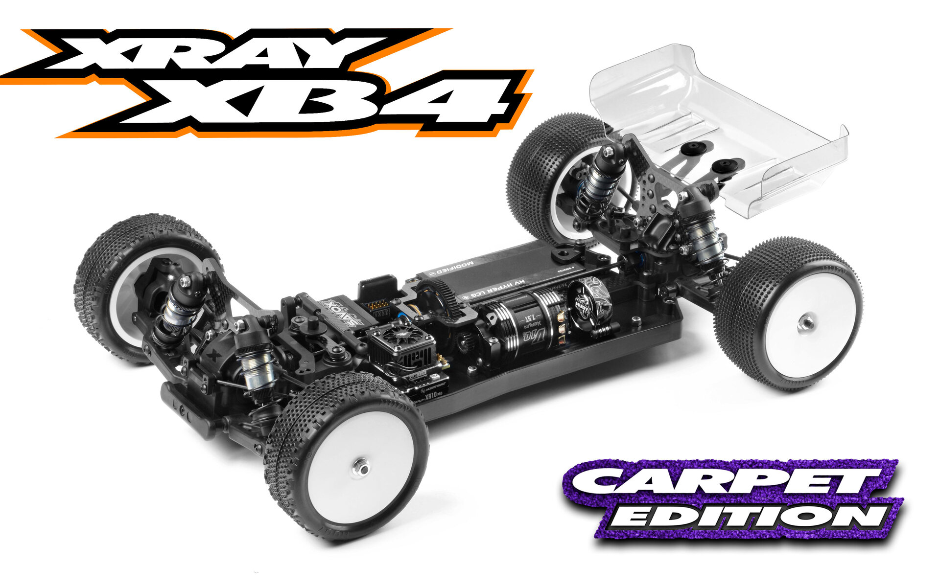 XRAY XB4C 2024 - 1/10 4WD Electric Off-Road Buggy Kit - Carpet