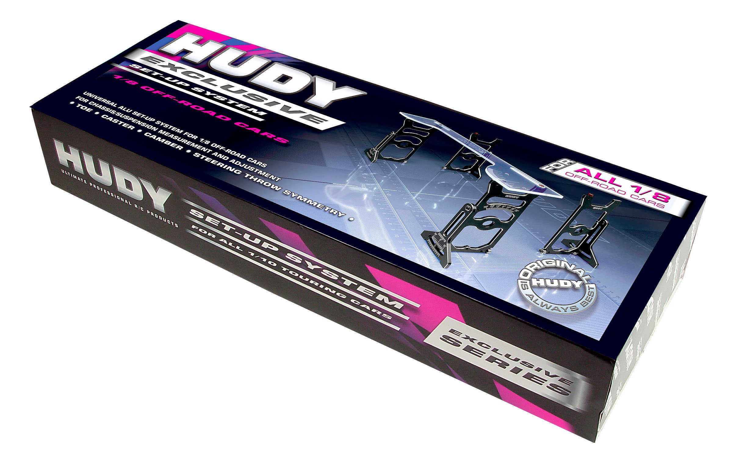 HUDY Exclusive Alu Set-Up System for 1/8 Off-Road Cars